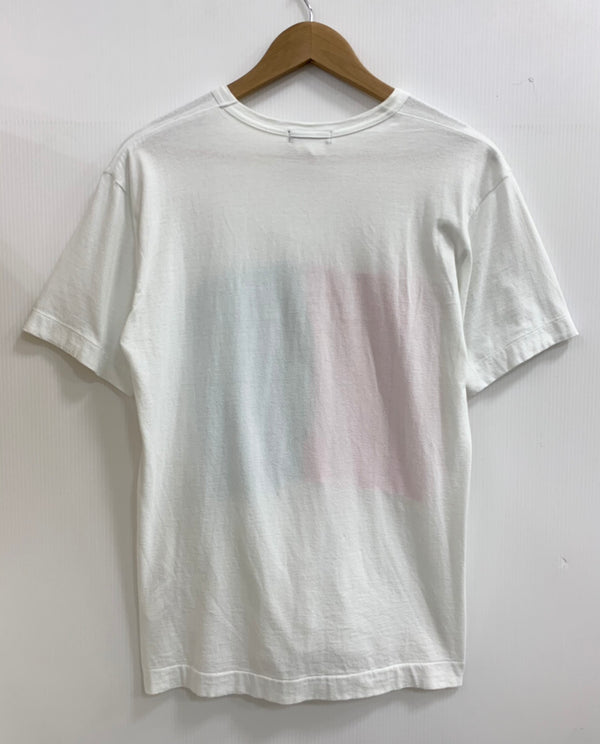 コムデギャルソン COMME des GARCONS Tシャツ Tシャツ ワンポイント ホワイト Sサイズ 201MT-141