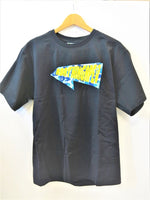 A BATHING APE アベイシングエイプ エイプ Tシャツ 半袖 トップス プリント ロゴ ブラック 黒 袋付き サイズL TEE 1F20110105 メンズ (TP-721)