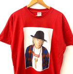 シュプリーム SUPREME 15ss ニール・ヤング フォト Neil Young Photo Tee  USA製 Tシャツ ロゴ レッド Lサイズ 201MT-1751