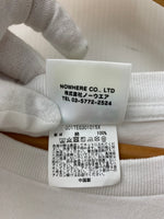 アベイシングエイプ A BATHING APE シャーク カモ クルーネック Tee 001TEG301015X Tシャツ プリント ホワイト LLサイズ 201MT-994