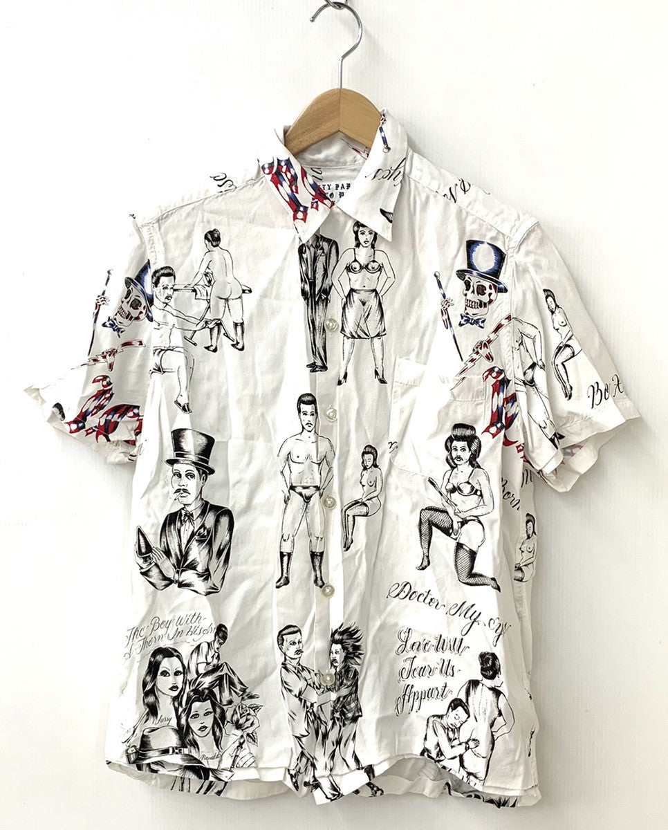ワコマリア WACKO MARIA X BORN X RAISED SHORTSLEEVE HAWAIIAN SHIRT 