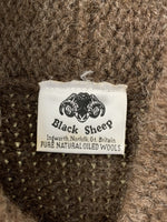 ブラックシープ Black Sheep ウールベスト ベスト 無地 ブラウン Lサイズ 201MT-493