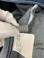 セオリー theory theory Luxe 19AW Prairie Os Jacket ビッグシルエット デニムジャケット 03-9360912 ジャケット 無地 ブルー 201LT-131