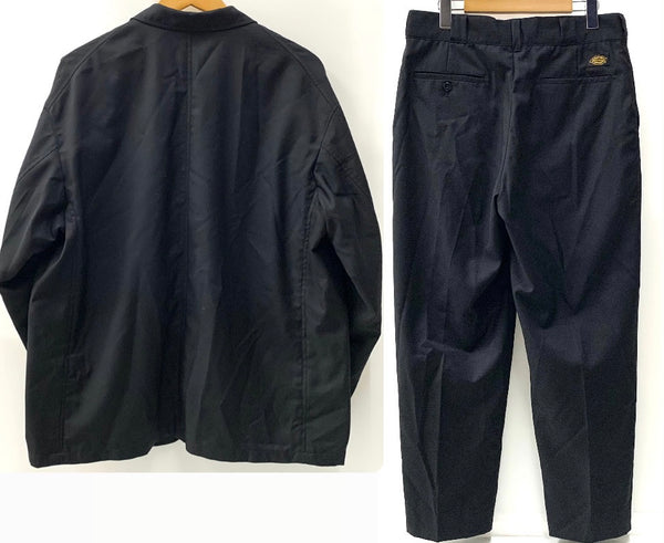 ディッキーズ Dickies トリップスター TRIPSTER セットアップ スーツ 231M10BM01 ジャケット ロゴ ブラック Mサイズ 201MT-2018