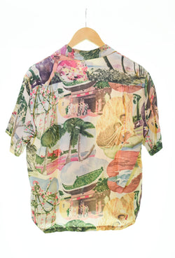 サンサーフ  SUN SURF KAIKAMAHINE ALOHA SHIRT アロハシャツ M32117  半袖シャツ 総柄 マルチカラー Sサイズ 103MT-163