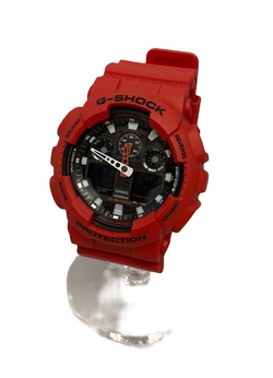 ジーショック G-SHOCK カシオ CASIO  GA-100 SERIES デジアナ マット  赤×黒 腕時計 時計  GA-100B メンズ腕時計ブラック 101watch-29