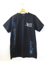 UNDERCOVER アンダーカバー Tシャツ シャツ 黒 ブラック ロゴ プリント サイズM コットン100% 綿 JUN TAKAHASI 青 白 メンズ