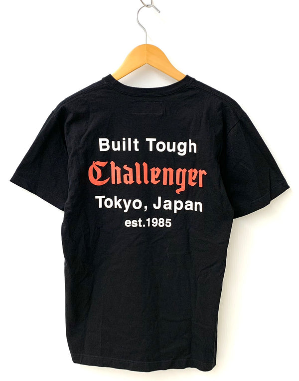 チャレンジャー CHALLENGER BUILT TOUGH POCKET TEE クルーネック ポケット Tシャツ プリント ブラック Mサイズ 201MT-1304
