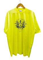 ヴェトモン VETEMENTS LIMITED EDITION Oversized Tee Neon Yellow & Black  PRET-A-PORTER GARDEROBE COLLECTION ネオンイエロー カットソー トップス 半袖 ユニセックス UA52TR480Y  Tシャツ プリント