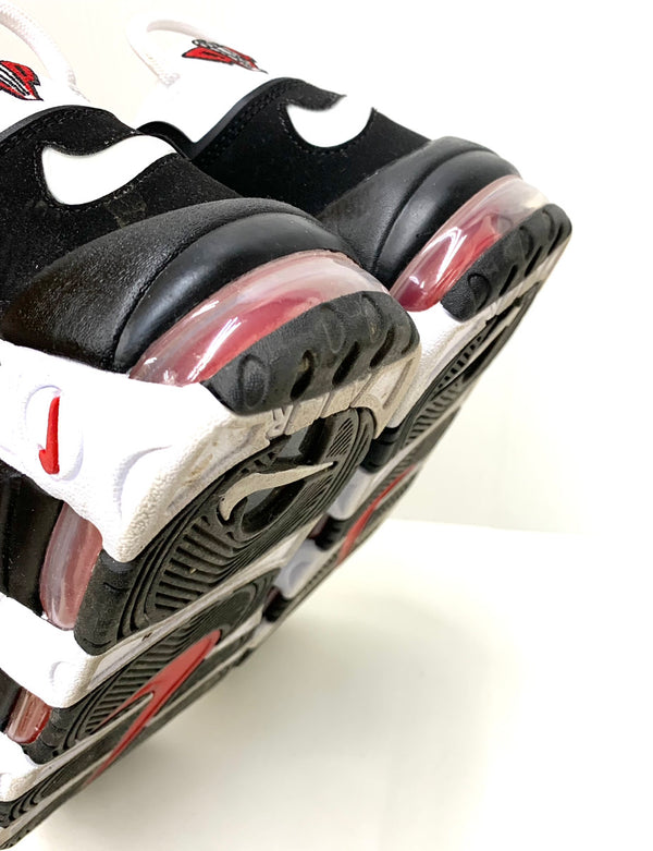 ナイキ NIKE モアアップテンポ AIR MORE UPTEMPO "WHITE/BLACK/UNIVERSITY RED" 414962-105 メンズ靴 スニーカー ロゴ ホワイト 201-shoes433