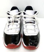 ナイキ NIKE エアジョーダン 11 レトロ ロー AIR JORDAN 11 RETRO LOW WHITE/UNIVERSITY RED-BLACK AV2187-160 メンズ靴 スニーカー ロゴ ホワイト 201-shoes315
