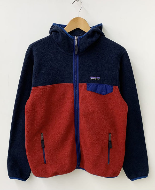 パタゴニア PATAGONIA フリース ジップアップ パーカー STY25462 パーカ ワンポイント レッド Sサイズ 201MT-309