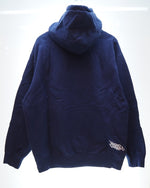 シュプリーム SUPREME handstyle hooded sweatshirt  Washed Navy ハンドSTYLE フーデット スウェットシャツ パーカー トップス 長袖  パーカ 刺繍 ネイビー Lサイズ 101MT-607