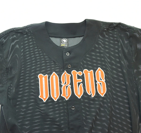 ラッツ  RATS  MESH BASE BALL SHIRT メッシュ ベースボールシャツ 黒 22'RS-0406 半袖シャツ 刺繍 ブラック LLサイズ 103MT-141
