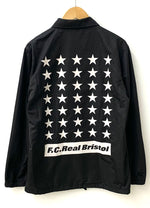 ブリストル F.C.R.B エフシーレアルブリストルf.c real bristol FCRB-160028 ジャケット ロゴ ブラック Sサイズ 201MT-1533