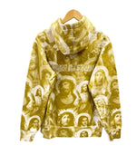 シュプリーム SUPREME Jesus and Mary Hooded Sweatshirt Gold FW18 プルオーバー パーカー イエロー系 パーカ 総柄 ゴールド Mサイズ 101MT-2032