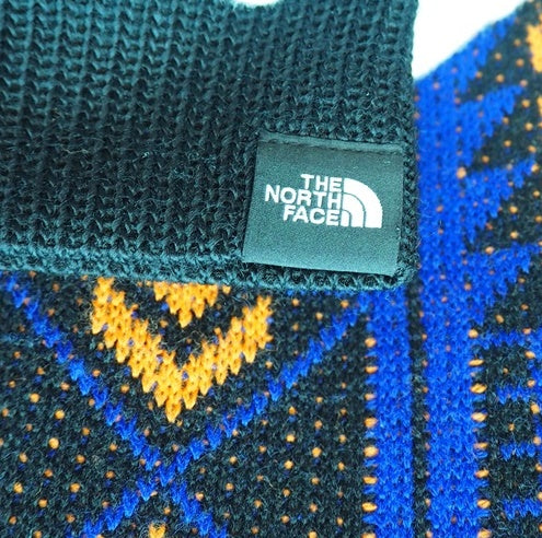 ノースフェイス THE NORTH FACE RAGE SWEATER レイジ セーター カールカール AP アズテックブルー×オレンジ  NT41961 セーター 総柄 マルチカラー Lサイズ 101MT-550