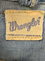ラングラー Wrangler 68~70年代 後期白タグ デニムジャケット ヴィンテージ USA製 ジャケット ロゴ ブルー 44サイズ 201MT-2070
