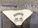 サンシー SUNSEA 18AW N．M BRUSHED TEKETEKE PANTS テケテケパンツ ウール Made in JAPAN 日本製 チャコールグレー  18A44 ボトムスその他 無地 グレー サイズ2 101MB-296