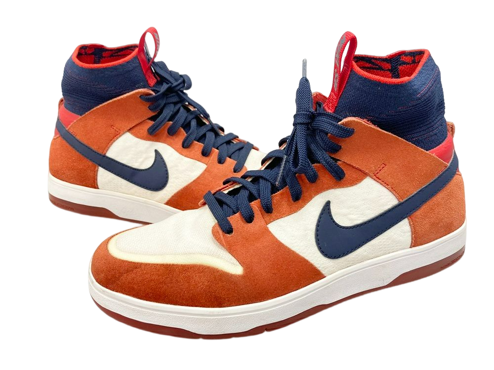 Nike sb dunk high sales elite red navy white