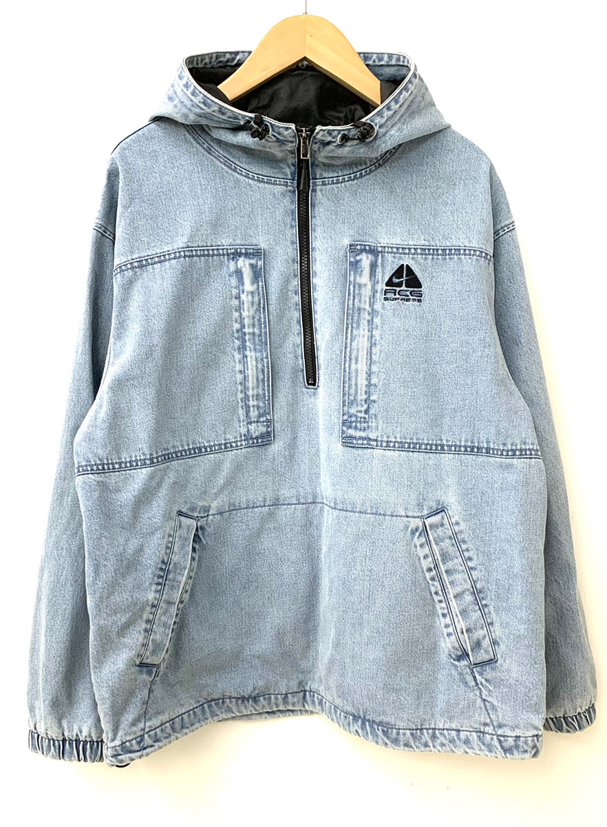 最安値　supreme acg denim pull over M