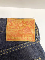 シュガーケーン SUGAR CANE 1947 MODEL 14.25oz. STANDARD DENIM REGULAR STRAIGHT デニムパンツ ジーンズ シーパン ボトムス W34×L34 日本製 SC41947 デニム 無地 ネイビー 34インチ 101MB-305