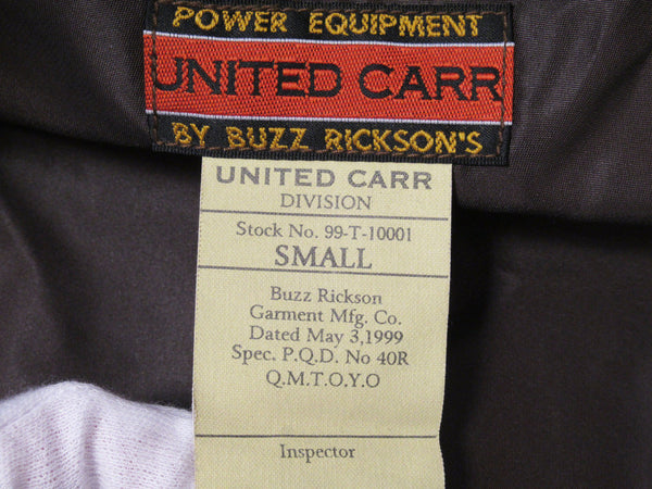 UNITED CARR ユナイテッド カー by BUZZ RICKSON’S バズリクソンズ マウンテンパーカー ジャケット ブラウン サイズS メンズ 99-T-10001 (TP-635)
