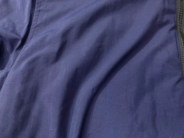 ステューシー STUSSY ブルゾン ジャケット フード ロゴ ネイビー系 紺 プリントロゴ ワンポイント  ジャケット ワンポイント ネイビー Mサイズ 101MT-1225