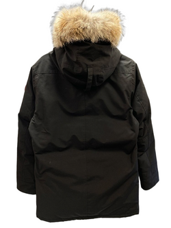 カナダグース CANADA GOOSE CANADA GOOSE 3438JM JASPER PARKA ジャスパーパーカ ダウンジャケット アウター ブラック系 黒  3438JM ジャケット ロゴ ブラック Mサイズ 101MT-1498