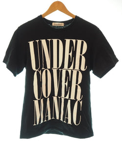アンダーカバー UNDERCOVER UNDERCOVER MANIAC Tシャツ 半袖カットソー トップス ロゴ サイズ2 日本製 黒 Tシャツ プリント ブラック 101MT-354