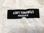 ヨウジ ヤマモト YOHJIYAMAMOTO POUR HOMME シワ加工シャツ 長袖シャツ トップス ボタン Made in JAPAN 日本製 HH-B11-005-1-02 サイズ2 長袖シャツ 無地 ホワイト 101MT-1310