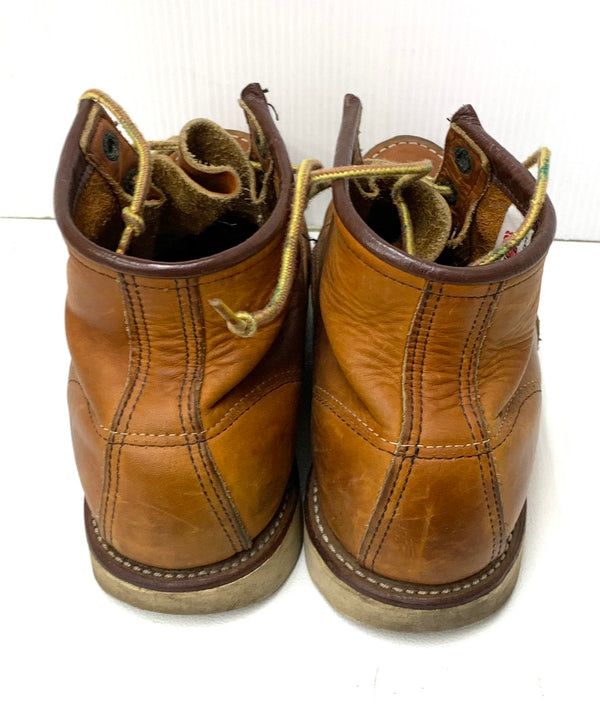 レッドウィング RED WING アイリッシュセッター IRISH SETTER 31056 8 1/2 メンズ靴 ブーツ ワーク ロゴ ブラウン 201-shoes626