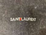 サンローラン Saint Laurent SAINT LAURENT PARIS プルオーバー フーディ ダメージ加工  グレー系 ロゴ パーカー 500648-YB2MF-1059 パーカ プリント グレー Mサイズ 101MT-1289