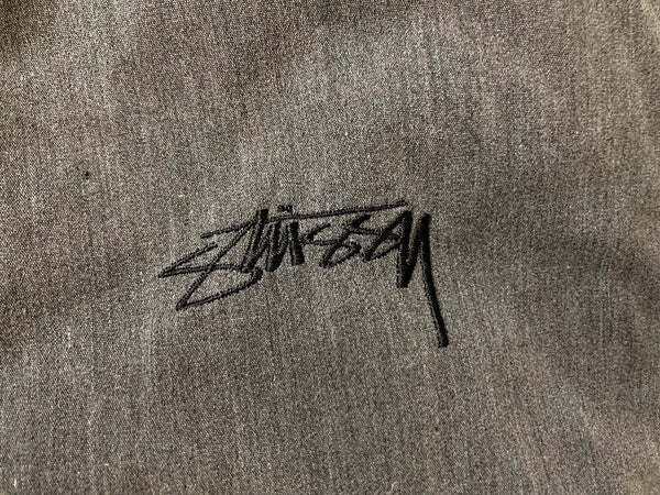 ステューシー STUSSY STUSSY GEAR ダウンジャケット アウター グレー系 ジップ ポケット ジャケット 無地 グレー Lサイズ 101MT-1271