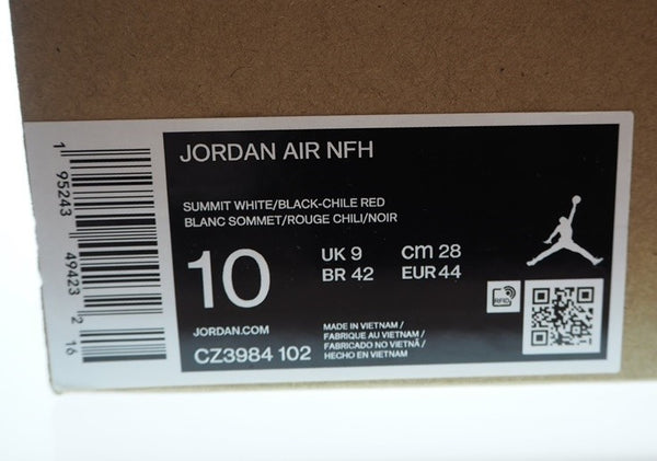 ナイキ NIKE JORDAN AIR NFH  ナイキ ジョーダン エア NFH サミットホワイト チリレッド  CZ3984-102 メンズ靴 スニーカー ホワイト 28cm 101-shoes292