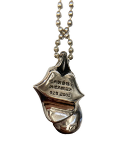 クロムハーツ CHROME HEARTS CHARM LT Lip And Tan Charm リップアンドタン リップ＆タン チャーム ボールチェーンネックレス メンズアクセサリー  2987-304-3100-9100 アイテム_アクセサリー シルバー 101goods-74