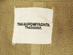 TAKAHIROMIYASHITA The Soloist タカヒロミヤシタ ザソロイスト パーカー フード ジップ タロンジップ ベージュ 茶 無地 made inJAPAN 日本製 サイズ44 メンズ sg.0263 (TP-747)