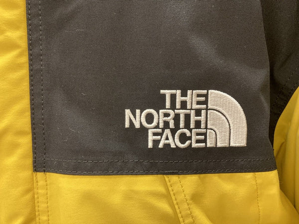 ノースフェイス THE NORTH FACE MOUNTAIN DOWN JACKET マウンテン ダウンジャケット 黄色 イエロー 黒 ブラック アウター ダウン GORE-TEX  刺繍ロゴ ND91837 ジャケット ロゴ イエロー Lサイズ 101MT-366