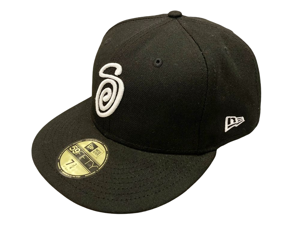 ステューシー STUSSY 22FW CURLY S NEW ERA FITTED CAP ニューエラ