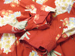 PINKHOUSE ピンクハウス ブルゾン ジャケット MA-1 花柄 レトロ レッド レディース