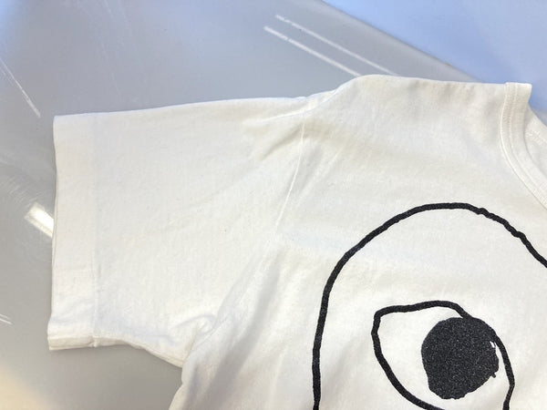 コムデギャルソン COMME des GARCONS ブラックハート PLAY COMME DES GARCONS Tシャツ 白 ホワイト プリント ハート 半袖 トップス AZ-T102 Tシャツ プリント ホワイト Lサイズ 101MT-443