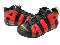 ナイキ NIKE AIR MORE UPTEMPO 96 BLACK/UNIVERSITY RED エア モアアップテンポ 96 モアテン ブラック系 黒 シューズ DJ4400-001 メンズ靴 スニーカー ブラック 27cm 101-shoes971