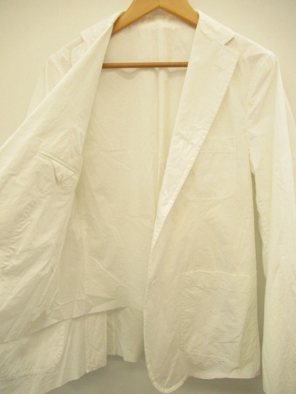 TAKAHIROMIYASHITA The Soloist タカヒロミヤシタ ザソロイスト 薄ジャケット ジャケット JKT ホワイト 白 made inJAPAN 日本製 綿100％ サイズ46 メンズ swj.0001SS17 (TP-746)