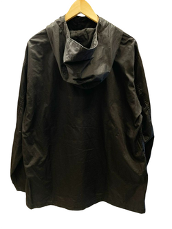 エンジニアド ガーメンツ ENGINEERED GARMENTS cagoule shirt カグールシャツ プルオーバー フード 長袖 シャツ Made in USA ブラック系 黒 ジャケット 無地 ブラック Mサイズ 101MT-1652