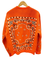 シュプリーム SUPREME Bandana Sweater Orange バンダナ セーター プル ...