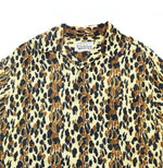 ワコマリア WACKO MARIA オープンカラーシャツ ベージュ  半袖シャツ 総柄 ベージュ Lサイズ 103MT-116
