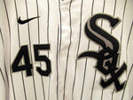 NIKE ナイキ  MLB Chicago White Sox 45 Jordan シカゴ ホワイトソックス ジョーダン ベースボールジャージ ユニフォーム 白 ストライプ メンズ サイズ48 (TP-835)