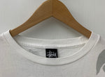 ステューシー STUSSY 8ボール ハイビスカス クルーネック Tee Tシャツ ロゴ ホワイト Mサイズ 201MT-939