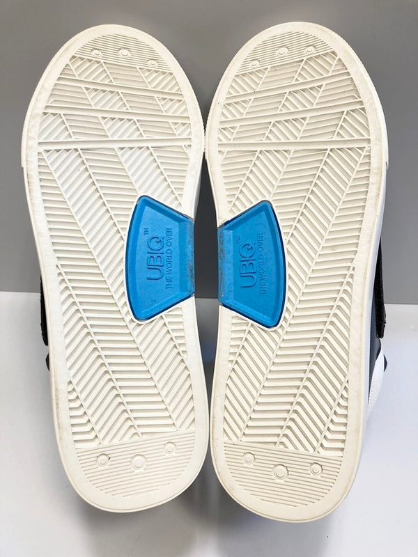ユービック UBIQ SKY-HI × Optimystik コラボ ブラック系 黒 シューズ 刺繍ロゴ  メンズ靴 スニーカー ブラック 26cm 101-shoes1154