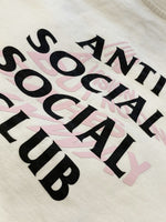 アンチソーシャルソーシャルクラブ ANTI SOCIAL SOCIAL CLUB AntiSocialSocialClub スウェット トレーナー トップス 裏起毛 白 ホワイト プリント ロゴ  スウェット プリント ホワイト Lサイズ 101MT-498